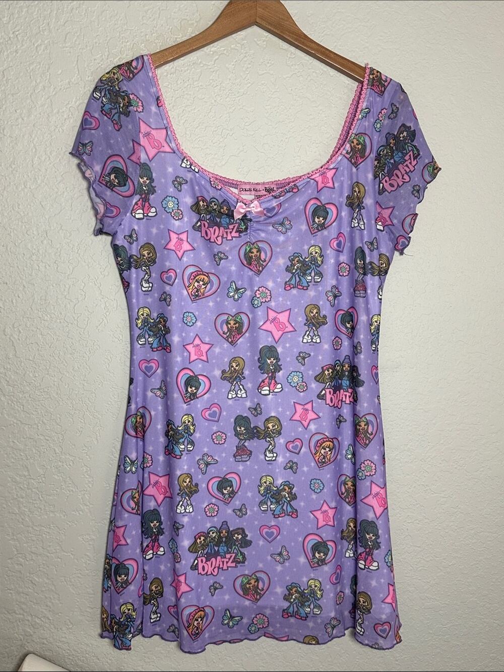 Bratz Dolls Kill Dress Halloween Cosplay Girlhoodcore Cartoon Network Plus 1X